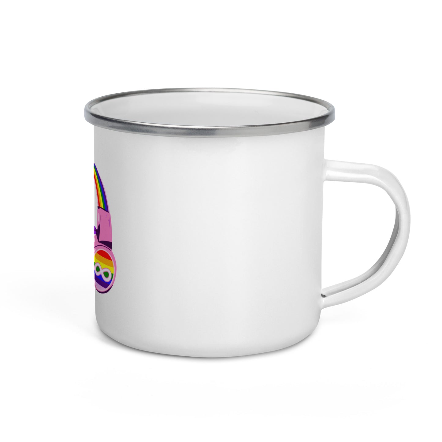 OTJMA Headphones Enamel Mug